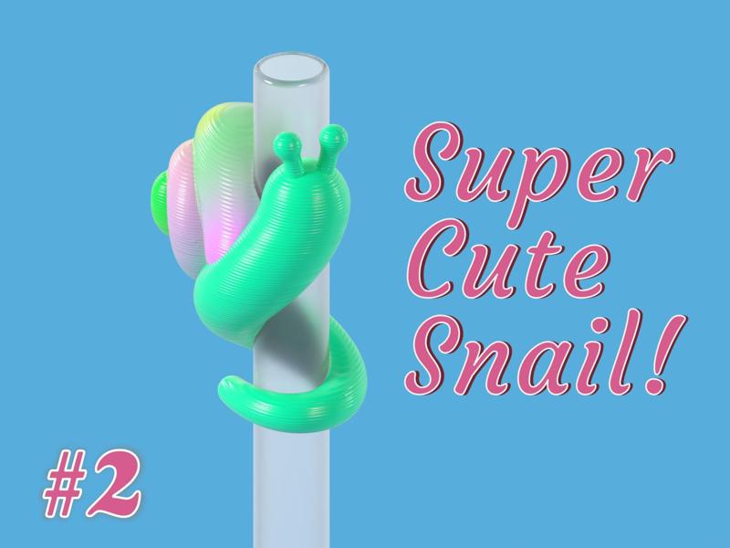 #2 Snail Straw Hugger - Adorable Thermos Accessory