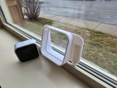 Blink camera window mount.