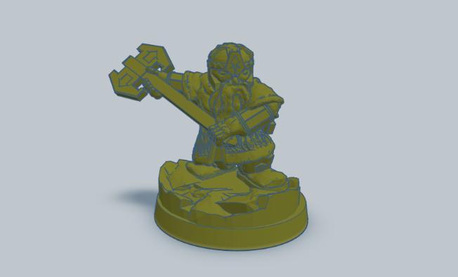 Gimli, Son of Gloin 10mm Scale