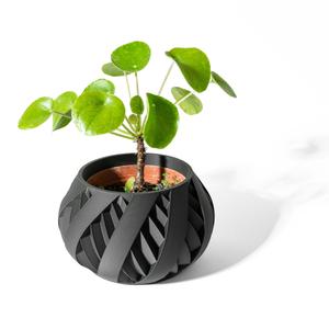 The Silvo Planter Pot with Drainage Tray & Stand: Modern and Unique Home Decor for Plants