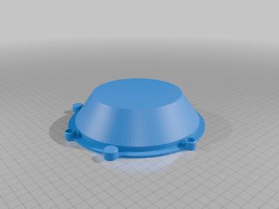 Ducati dry clutch cover. Plain.