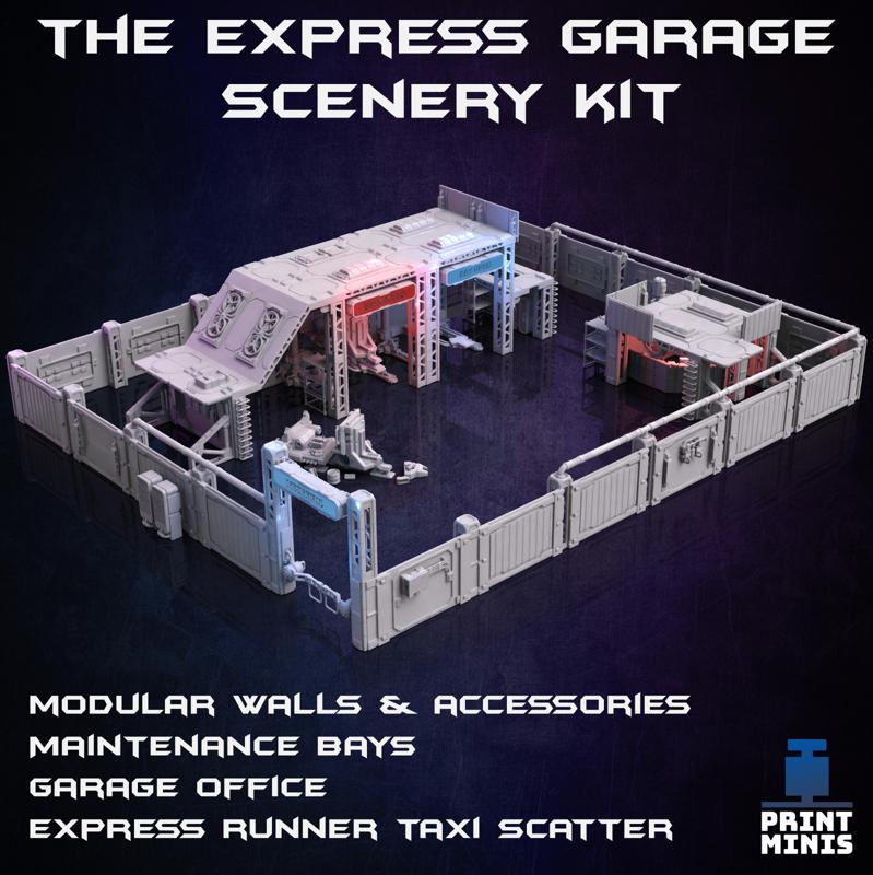 Express Garage Scenery Kit - Raid in Zadorn Collection