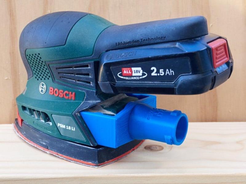 Bosch PSM 18 LI deltasander osVAC neo M25 adapter