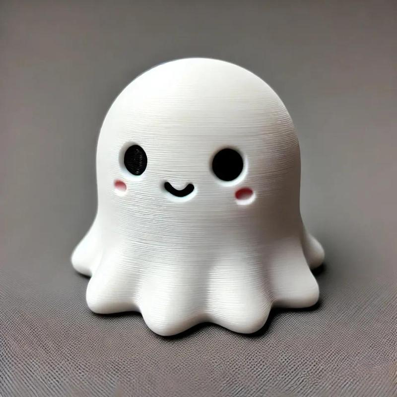 Cute 3D Ghost for Halloween   