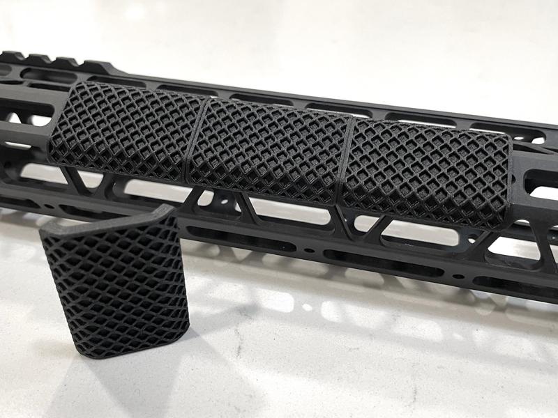(Snap In) M-LOK Rail Covers Diamond Grip