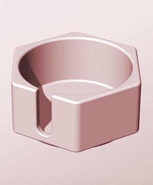 CH68-35-S Slotted container modular stackable module bin box