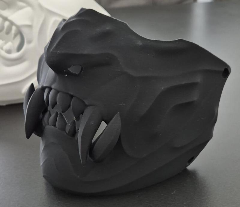 Samurai Half Mask (Ghost of Tsushima inspired)