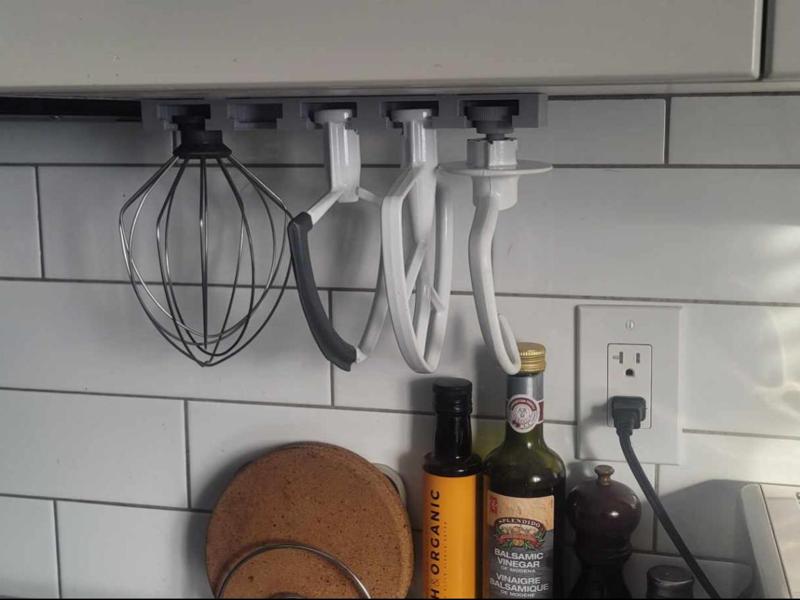 KitchenAid Attachment Holder (3/4/5 slot Versions)