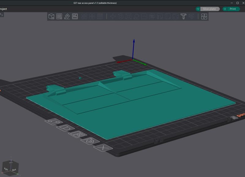 Infinti G35 G37 / Nissan 350Z 370Z TS difuser rear access panel
