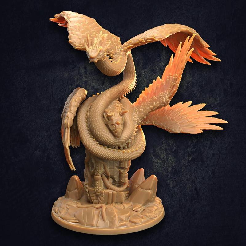 Couatl Winged Serpent- Presupported