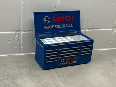 Bosch tool Inspired Desk toolbox pen holder