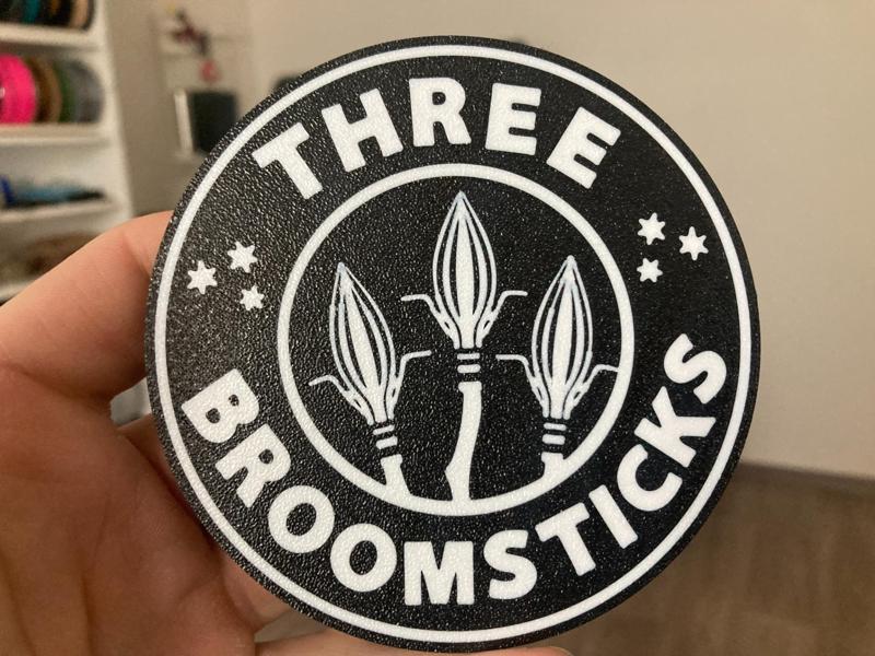 Harry Potter Three Broomsticks coaster