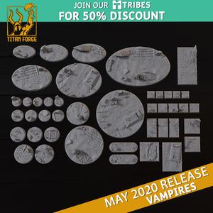Bases - Vampires - Titan Forge Miniatures May 2020