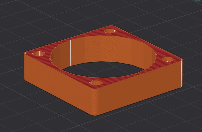 40 x 40 x 10 mm Fan Spacer
