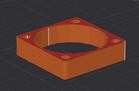 40 x 40 x 10 mm Fan Spacer