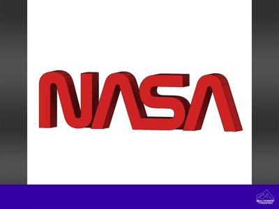 NASA 3D logo