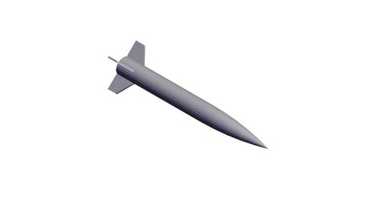 1/100 Scale Chinese DF-15A Missile.stl