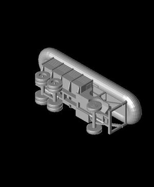 1/110 Scale GMC CCKW Pontoon Carrier.stl