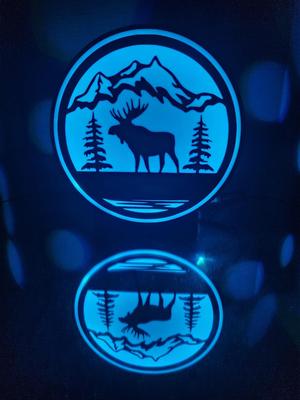 Moose Light Box/LED Lamp