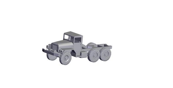1/72 Scale M39 5 ton 6x6 Chassis.stl