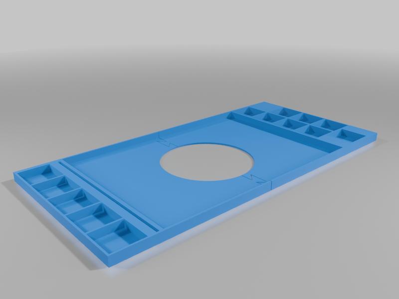 Dices and card holder for "One card dungeon"