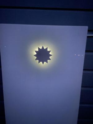 Sun to cover logo on Tesla Powerwall