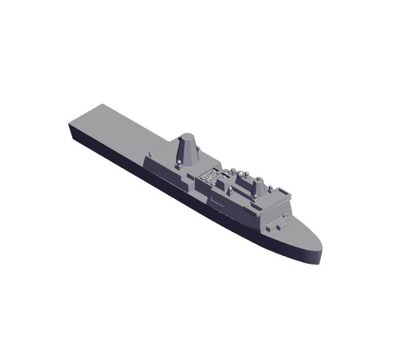 1250 Scale USS San Antonio LPD-17.stl