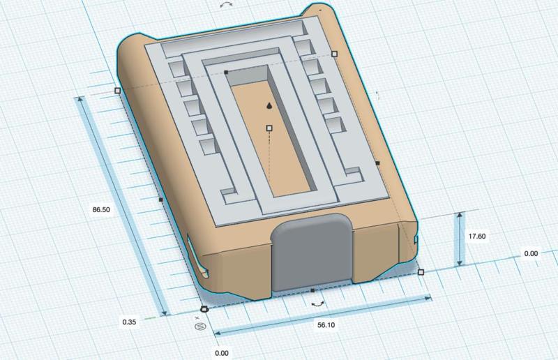 Battery case stand for Kenwood TH-D74 and TH-D75