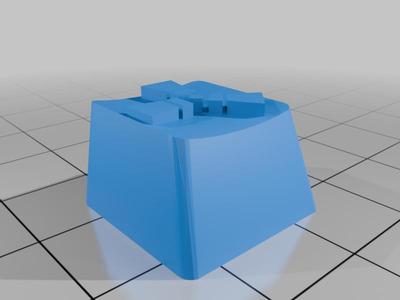 Rust logo keycap