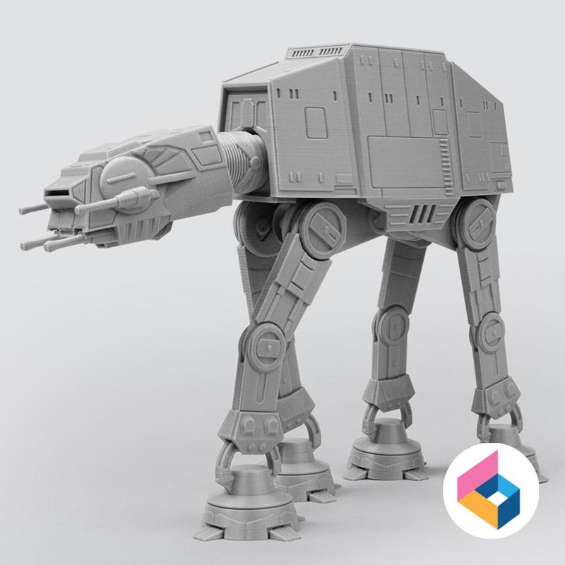 Print-in-place Articulated STARWARS AT-AT Ver2.0