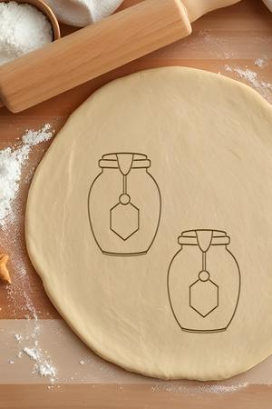 Honey Jar Cookie Cutter, Biscuit Cutter