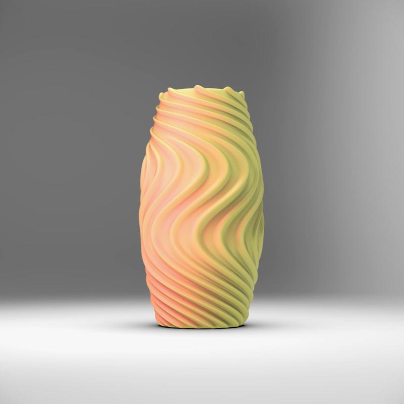 Tall Wave Vase