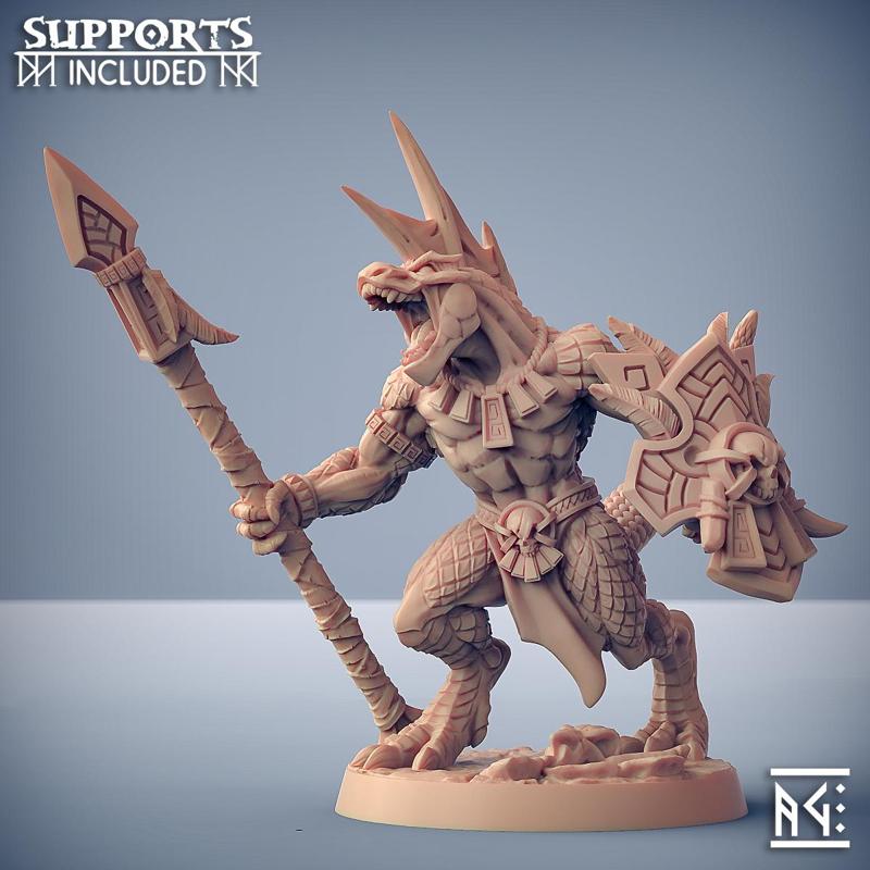 Goldmaw Lizard - B (Male) Modular