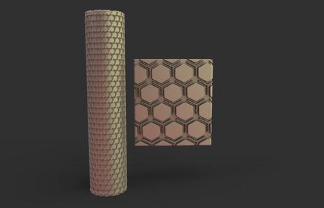 Texture rolling pin No3