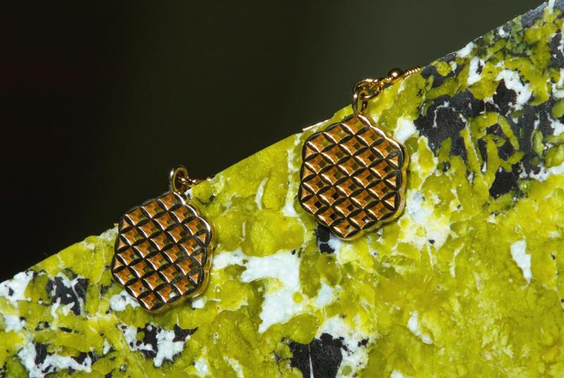 Flower of life squared Earrings
