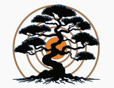 Wall art: Deep roots under the rising Sun