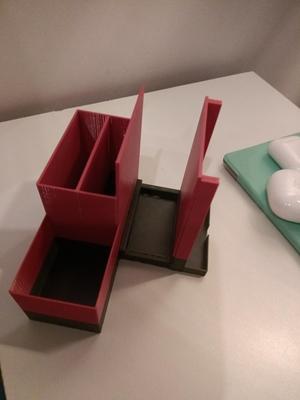 Compact holder for charging gadgets