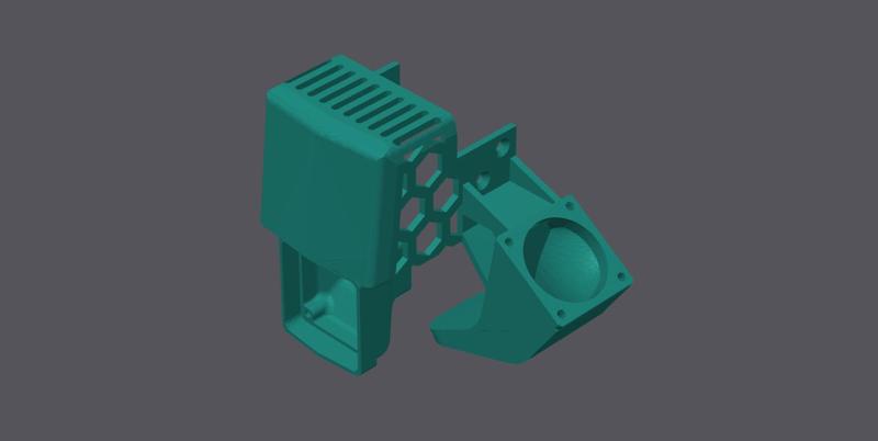 Ender 3 V3 SE dual 40mm fan