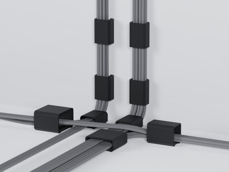 Cable Tidies - Clip In Place - Under Desk