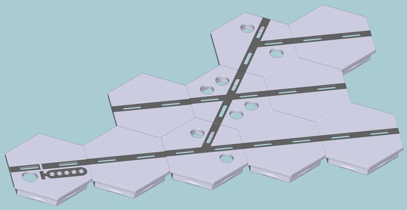 Ovládací panel kolejiště