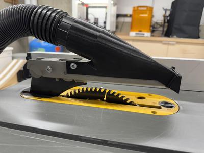 Dewalt DW745 Table Saw Overhead Dust Collection