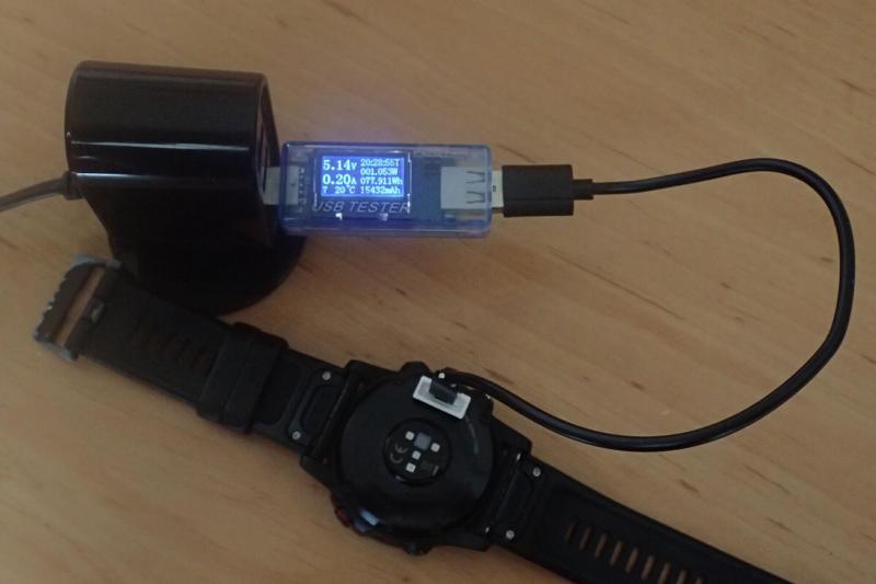 USB CHARGING cable for Garmin Fenix (5-7) / Forerunner / Vivoactive / Approach (and more models with the same USB-Connection)