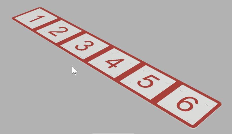 Gridfinity Ruler (1x6)