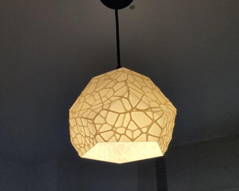 Organic Voronoi lampshade