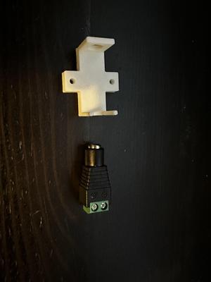 Barrel Jack DC Connector Mount