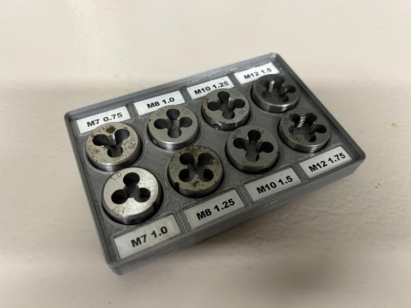Gridfinity 1 Die Holder