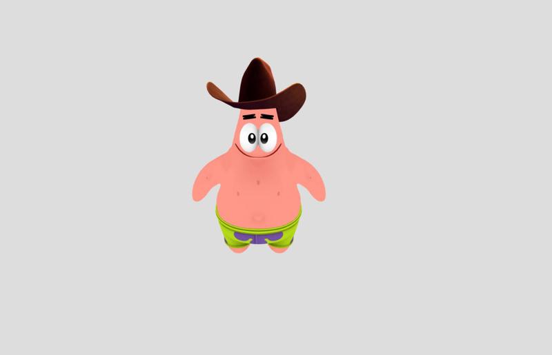 Patrick in Cowboy Hat