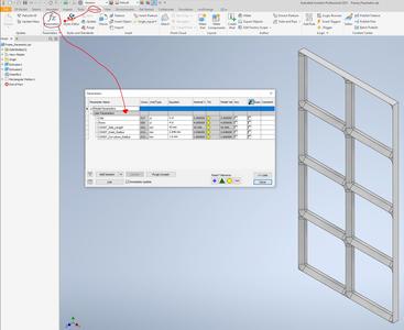 GridFinity Autodesk Parametric frame.