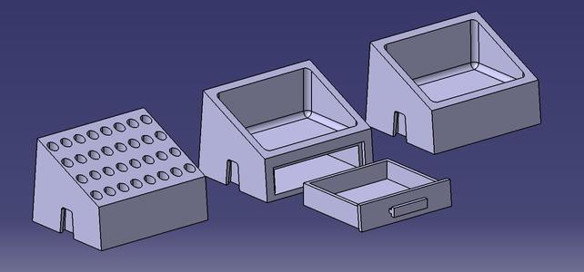 Modular Desk Organizer