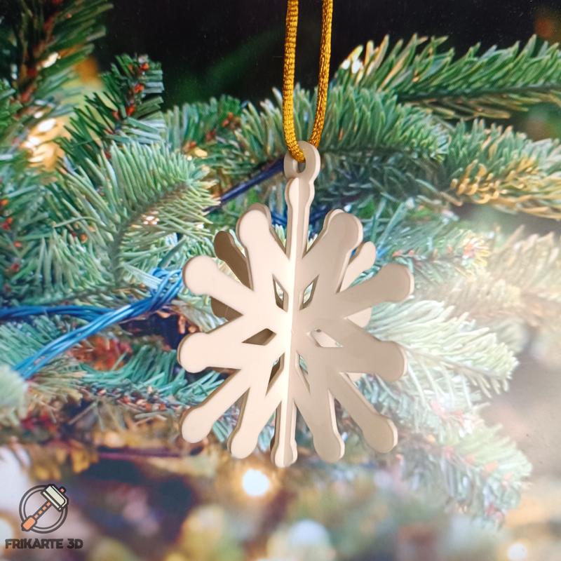 Ice Crystal Christmas Ornament #1